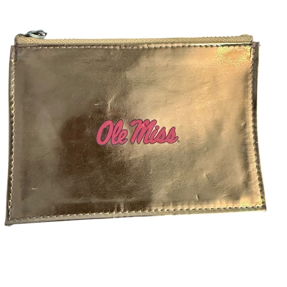 5 for $25!! Ole Miss Game Day Gold Zip Bag - Picture 2 of 7